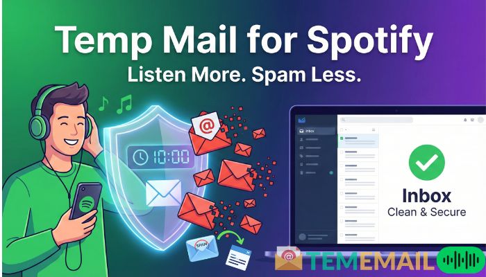 Why You Need Temp Mail for Spotify?